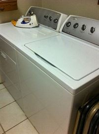 Washer & dryer, iron