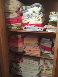 vintage towels and linens
