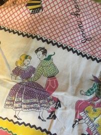 vintage fabric pieces