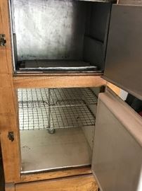 Antique Wooden Ice Box