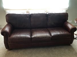 Leather furniture by Drexel