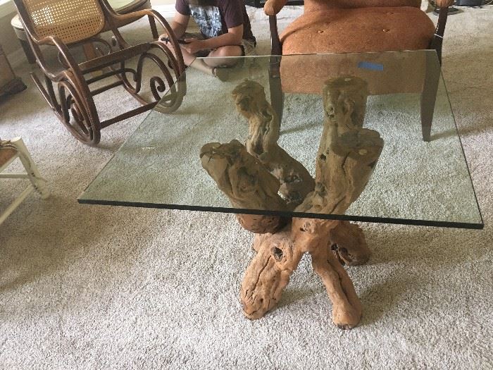 driftwood end table