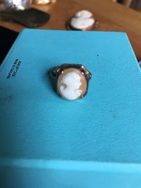 vintage cameo ring