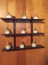  Nice trinket boxes with birds on top 
