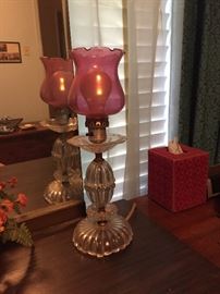  Electric crystal lamps 