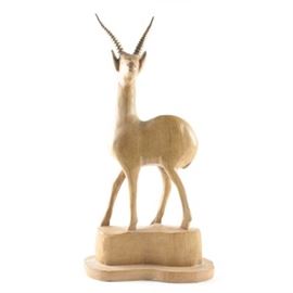 Cole and Company Wooden Statue