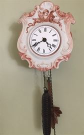 Porcelain Clock.