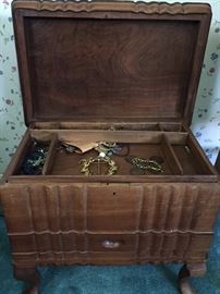 Wooden Jewelry Box.