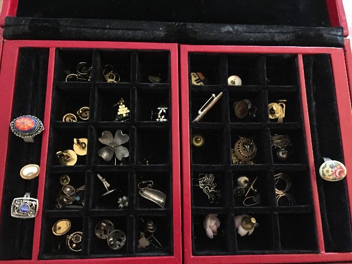 Cufflinks, Rings and Pins.