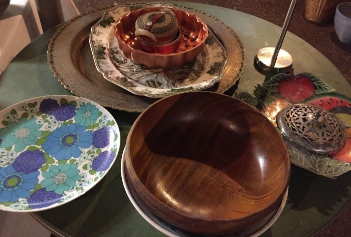 Serving Platters and Bowls.