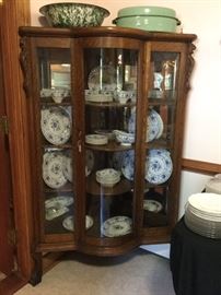 Oak Corner China Cabinet
