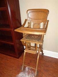 vintage high chair
