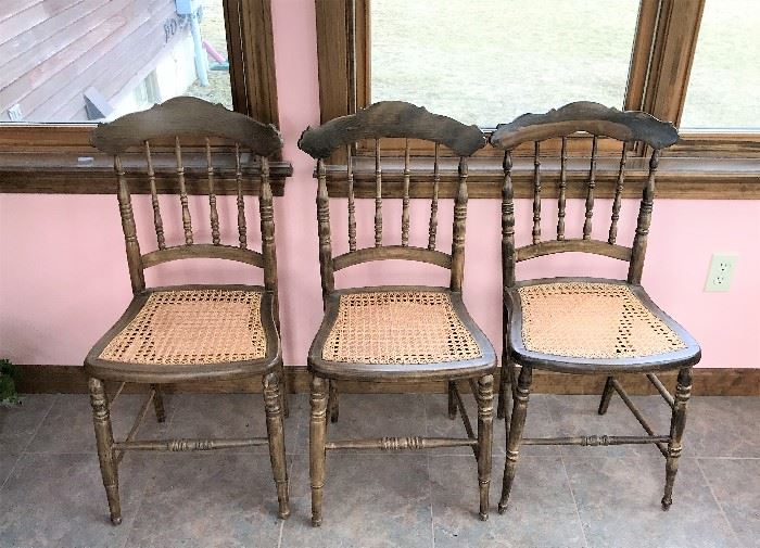  Cane Table Chairs   http://www.ctonlineauctions.com/detail.asp?id=716199