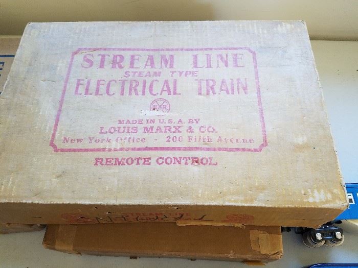 Marx Co Electrical Train Stream Line Steam Type