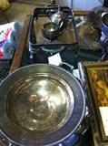Silverplate serving pieces