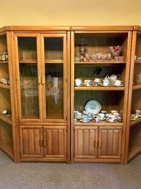 4 piece china cabinet / hutch 
