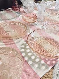 Vintage and depression glass