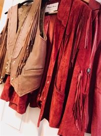 Suede and Leather outerwear 