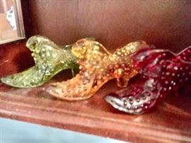 Glass shoe collection