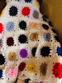 Hand crocheted Afghan 