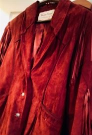 Fringe suede jacket