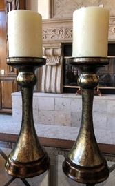 Pair Over-sized Candlesticks 
