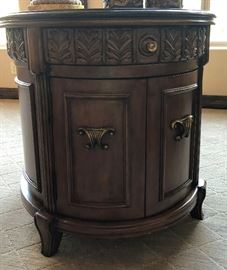 Round Marble Topped Table