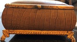 Crocodile Leather Box 