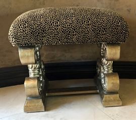 Animal Print Entry Bench (2) 