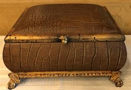 Crocodile Leather Box 
