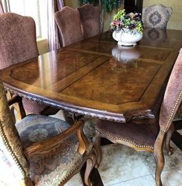 Henredon Dining Table and Chairs