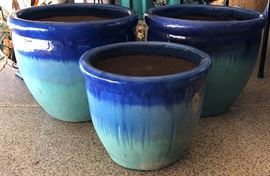 3 Asst Sizes Pots 