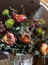 Floral in Metal Stand