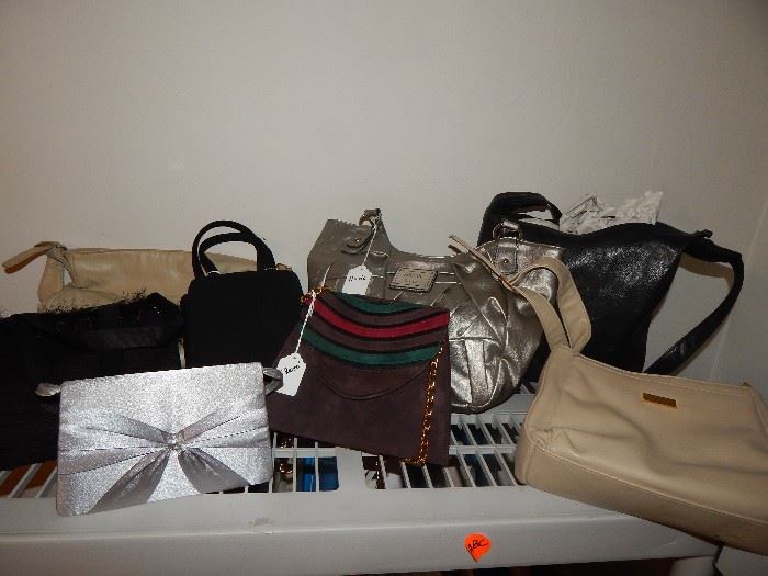 More Handbags - the Black at right rear is Sold