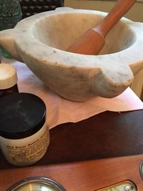 Hand Carved Apothecary Mortar & Pestle