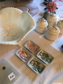 Swedish Mid Century Porcelain Nut Dishes