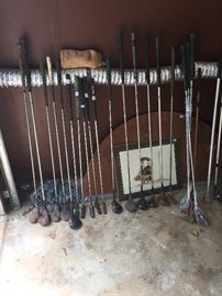 Wooden Clubs, Brass Putters, Tire Chains