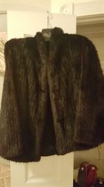 Mink jacket size small