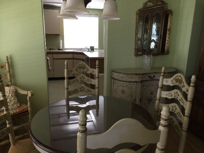 Dining Room with table closed