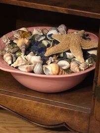 Shells and sea glass