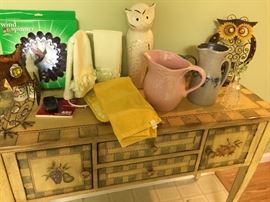 Painted side table
