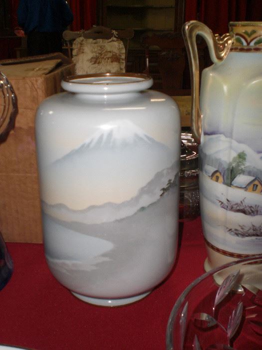 10' Japanese Sosuke cloisonne Meiji vase