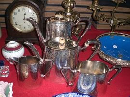 Sheraton style silverplate coffee service