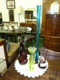Colorful Art Glass Vases