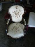 Upholstered French Parlor Chair