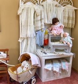 Vintage Baby Dresses, Wicker Furniture