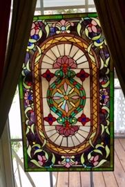 Stained Glass Hanging Panel
