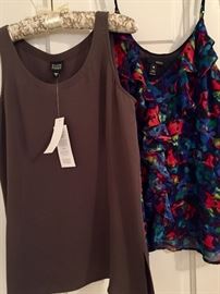 Eileen Fisher and Aqua blouses