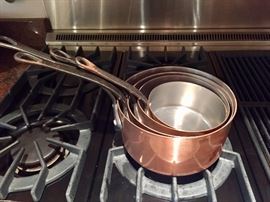 Copper pots