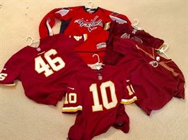 Redskins and Capitals jerseys